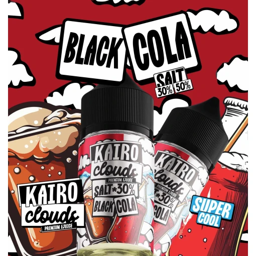Kairo clouds -  black cola - salt - 30ml