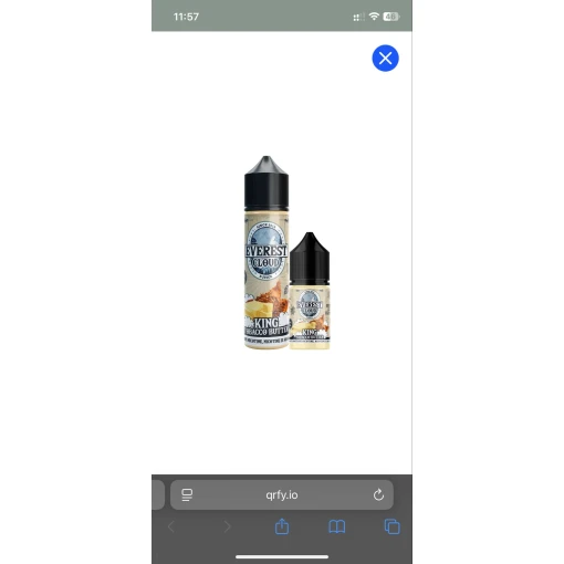 Everest clouds - king tobacco butter - mtl - 60ml