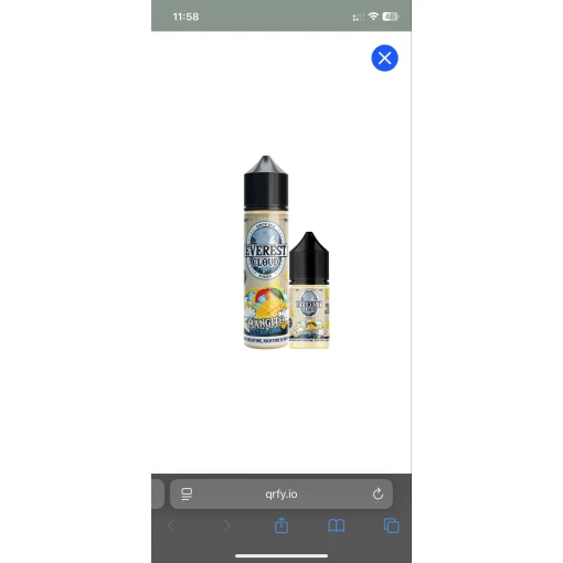 Everest clouds - mango super cool - mtl - 60ml