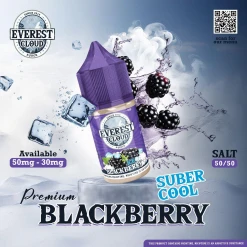 Everest clouds - super cool - blackberry - salt - 30ml