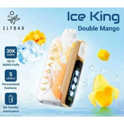 Elfbar ice king 30000 puff - double mango - ( rechargeable )