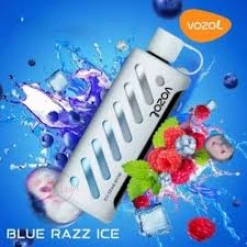 Vozol disposable shisha dtl 25000 puff - blue razz ice - ( rechargeable )