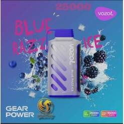 Vozol disposable (speical edition) 25000 puff - blue razz - ( rechargeable )