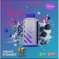 Vozol disposable (speical edition) 25000 puff - blue razz - ( rechargeable )