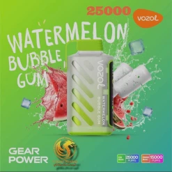 Vozol disposable (speical edition) 25000 puff - watermelon bubblegum - ( rechargeable )