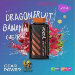 Vozol disposable (speical edition) 25000 puff - dragonfruit banana cherry - ( rechargeable )