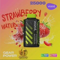 Vozol disposable (speical edition) 25000 puff - strawberry watermelon - ( rechargeable )