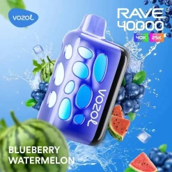 Vozol  disposable rave 40000 puff - blueberry watermelon - ( rechargeable )