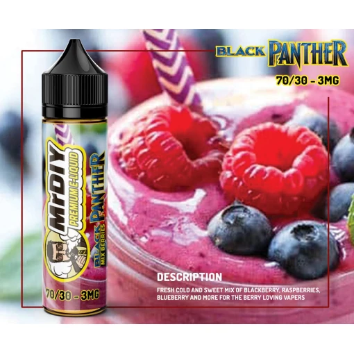 Mr diy - black mix berries panther - dl - 60ml