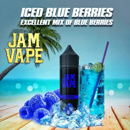 Jam vape - blueberry ice - mtl - 60ml