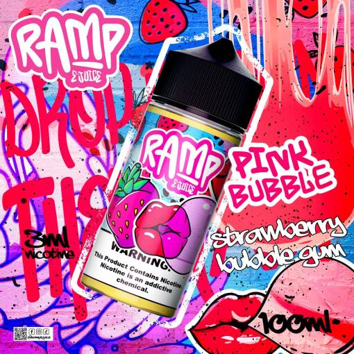 Premium Ramp - Pink Bubble - DL - 100ML - High-quality vaping product available in Egypt