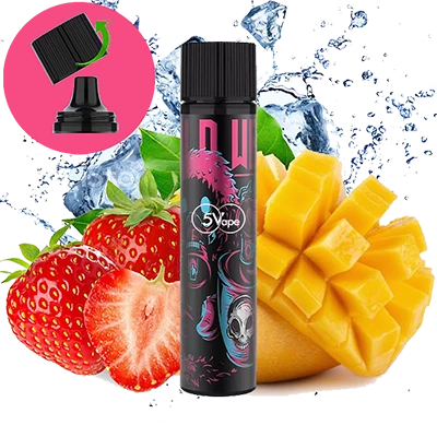 RUOK Disposable Pods 8000 puff - Strawberry Mango - ( RECHARGEABLE ) 1 Premium RUOK Disposable Pods 8000 puff - Strawberry Mango - ( RECHARGEABLE ) - High-quality pod system for vaping in Egypt