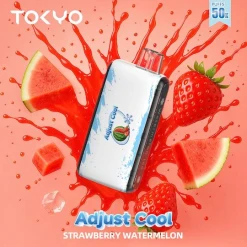 Tokyo adjust disposable 50000 puff - strawberry watermelon - ( rechargeable )