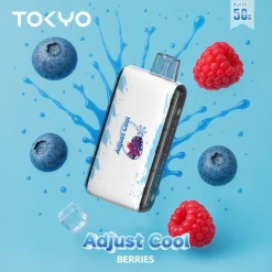 Tokyo adjust disposable 50000 puff - berries - ( rechargeable )