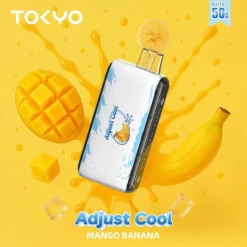 Tokyo adjust disposable 50000 puff - mango banana - ( rechargeable )