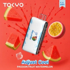 Tokyo adjust disposable 50000 puff - passionfruit watermelon - ( rechargeable )
