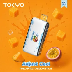 Tokyo adjust disposable 50000 puff - pineapple mango - ( rechargeable )