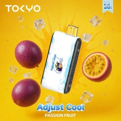 Tokyo adjust disposable 50000 puff - passionfruit - ( rechargeable )
