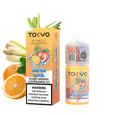 Tokyo - super cool - peach orange lemongrass ice - salt - 30ml