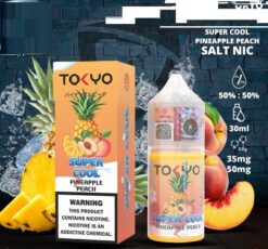 Tokyo - super cool - pineapple peach - salt - 30ml