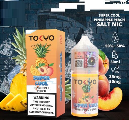 Tokyo - super cool - pineapple peach - salt - 30ml