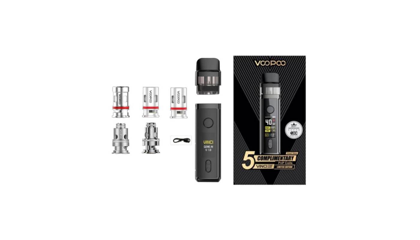كيت فوبو Vinci X Pod Vape الفاخر - 5 قطع مجانية من PNP Coil إصدار محدود - سيستم pod عالي الجودة للتدخين الإلكتروني في مصر