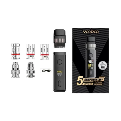 Premium Voopoo Vinci X Pod Vape Kit - 5 Complimentary PNP Coils Limited Edition - High-quality pod system for vaping in Egypt