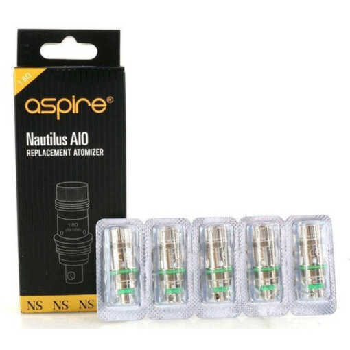 أداء عالي Aspire Nautilus AIO 1.8ohm Coils - Premium vape coil للحصول على نكهة مثالية في مصر