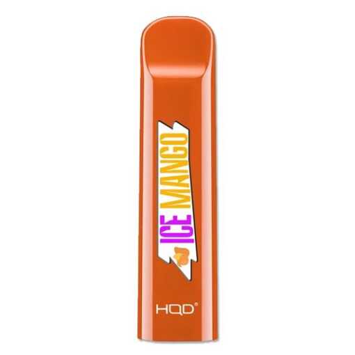 Convenient HQD Disposable - Ice Mango - 300 Puffs - Ready-to-use disposable vape device in Egypt