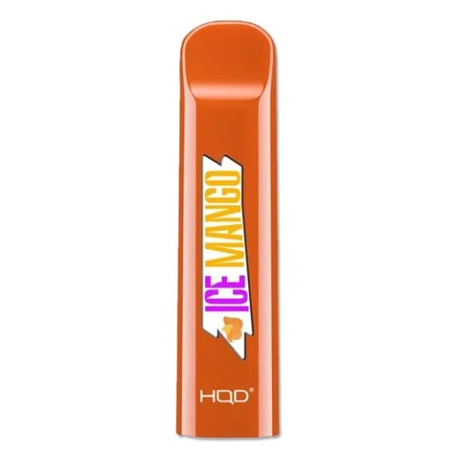 Convenient HQD Disposable - Ice Mango - 300 Puffs - Ready-to-use disposable vape device in Egypt
