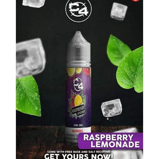 C4 - raspberry lemonade - dl - 60ml