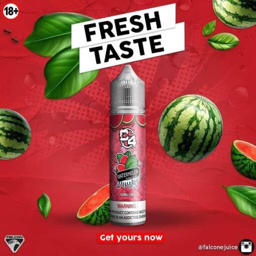 Premium C4 - WATERMLON BUBBLEGUM - SALT - 30ML - High-quality vaping product available in Egypt