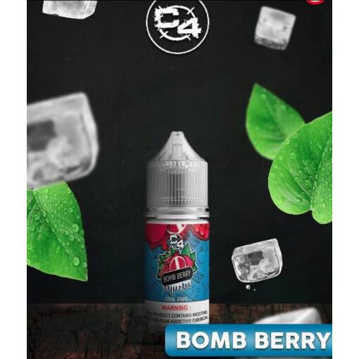 Premium C4 - BOMB BERRY - SALT - 30ML - High-quality vaping product available in Egypt