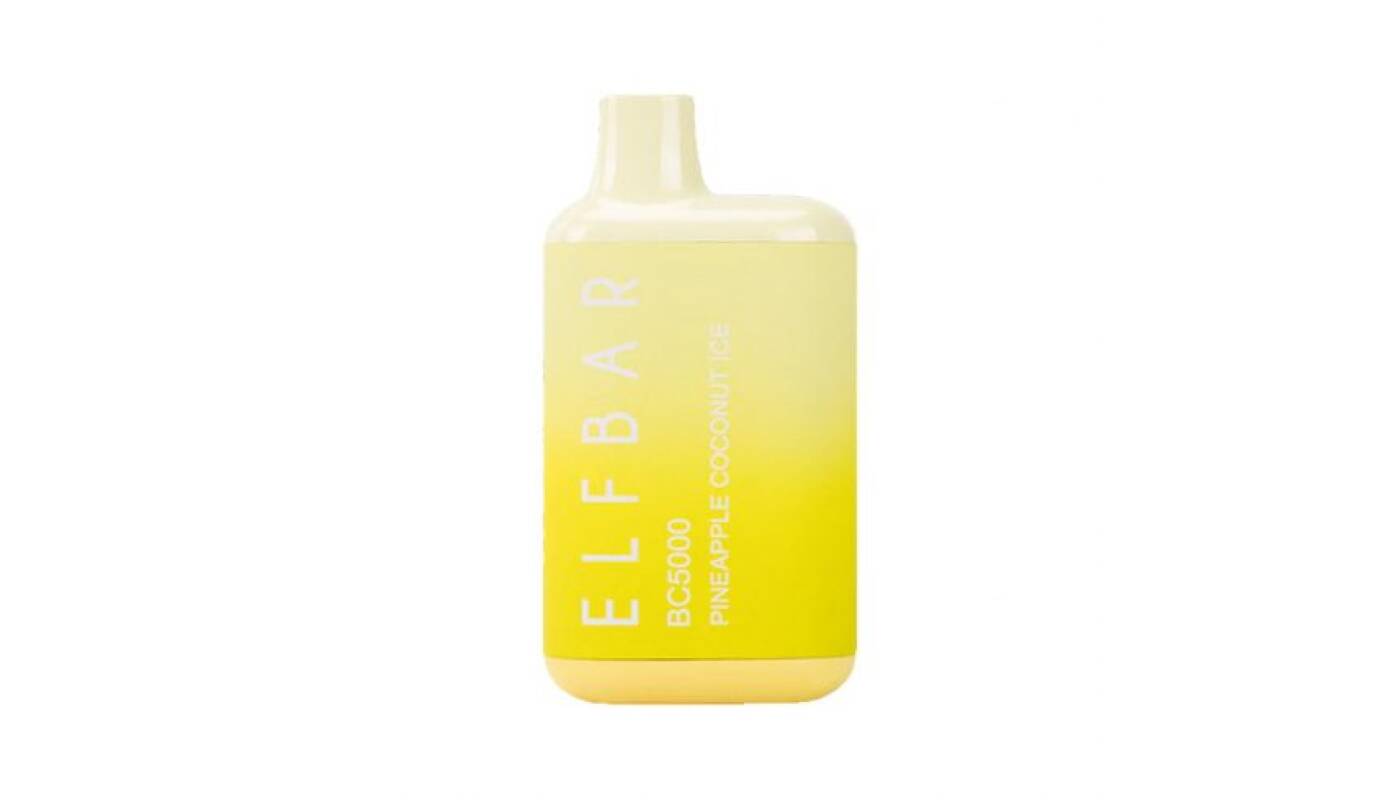 جهاز ELF BAR للاستخدام مرة واحدة 5000 بخة - Pineapple جوز الهند - (قابل لإعادة التوصيل) - جهاز vape جاهز للاستخدام مرة واحدة في مصر