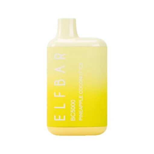 Elf bar disposable 5000 puff - pineapple coconut - ( rechargeable )