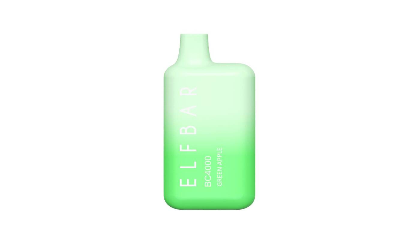 جهاز ELF BAR للاستخدام مرة واحدة 5000 بخة - تفاح أخضر - (قابل لإعادة التوصيل) - جهاز vape للاستخدام مرة واحدة جاهز للاستخدام في مصر
