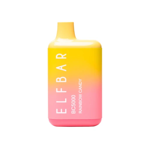 Elf bar disposable 5000 puff - rainbow candy - ( rechargeable )