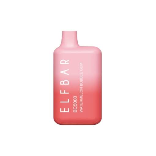 Elf bar disposable 5000 puff - watermelon bubblegum - ( rechargeable )