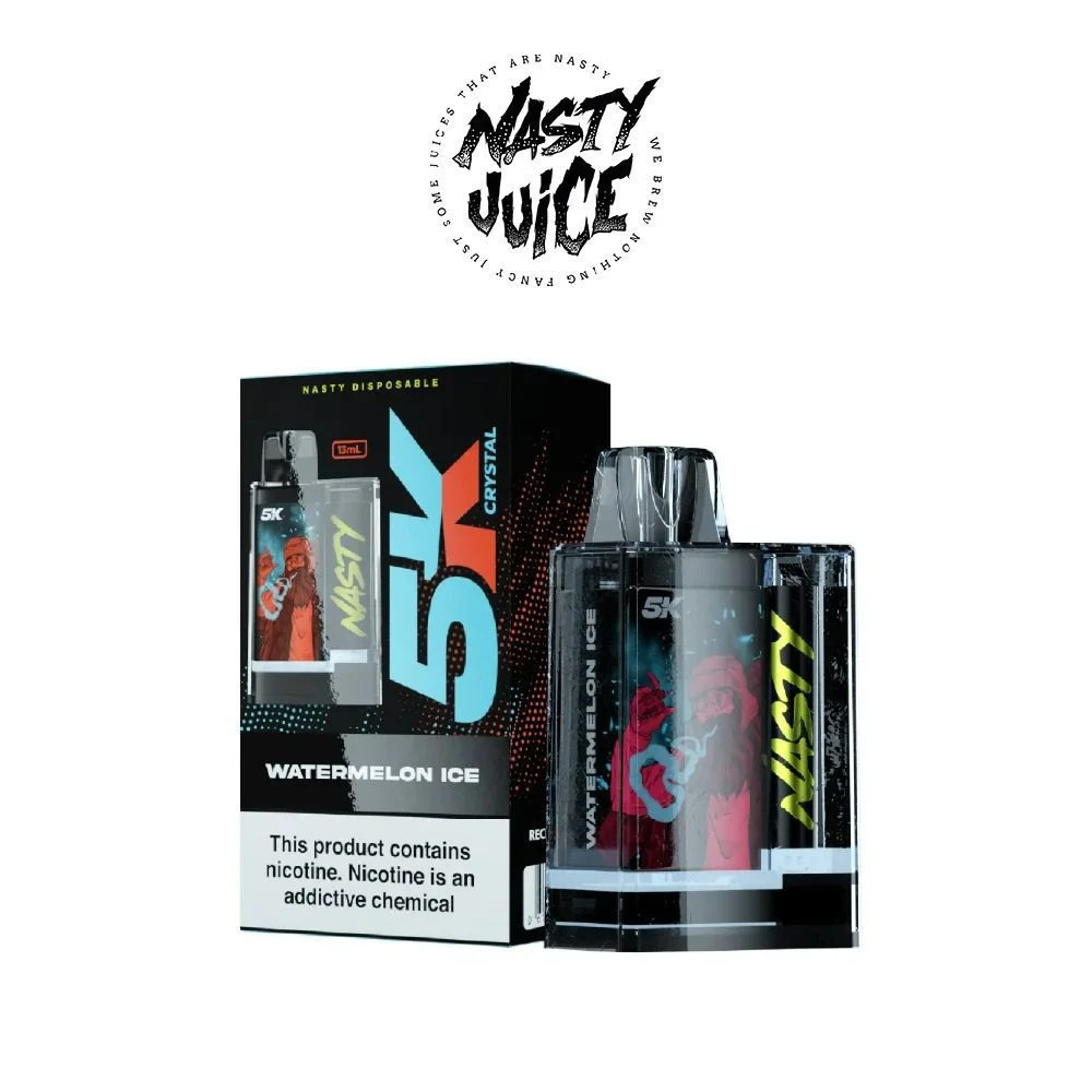 NASTY Disposable 5000 puff - Watermelon Ice - ( RECHARGEABLE ) 1 Convenient NASTY Disposable 5000 puff - Watermelon Ice - ( RECHARGEABLE ) - Ready-to-use disposable vape device in Egypt