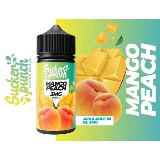 Premium Sucker Punch - Mango Peach - DL - 100ML - High-quality vaping product available in Egypt