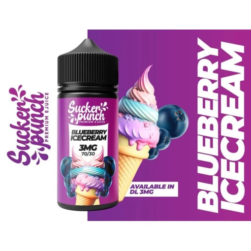 Sucker punch - blueberry icecream - dl - 100ml