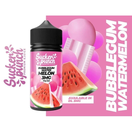 Sucker punch - bubblegum watermelon - dl - 100ml