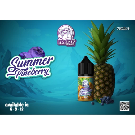 Freezy - summer pineberry - mtl - 30ml