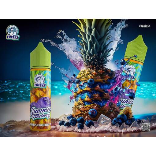 Premium Freezy - Summer Pineberry - DL - 60ml - High-quality vaping product available in Egypt