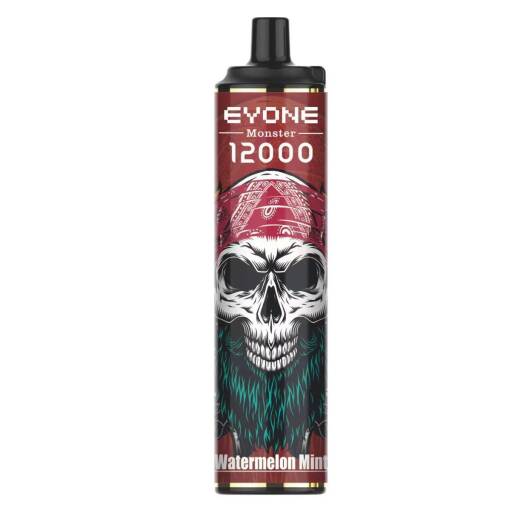 جهاز كونفينينت ايوني مونستر للاستخدام مرة واحدة 12000 بخة - بطعم البطيخ والنعناع - (قابل لإعادة التوصيل) - جهاز vape جاهز للاستخدام مرة واحدة في مصر