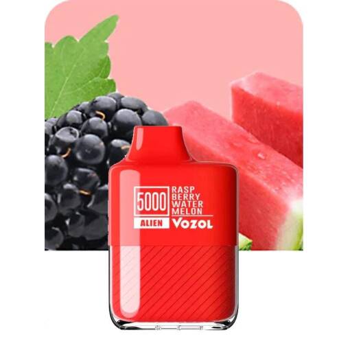 Convenient Vozol Disposable 3000 puff - Raspberry Watermelon - Ready-to-use disposable vape device in Egypt