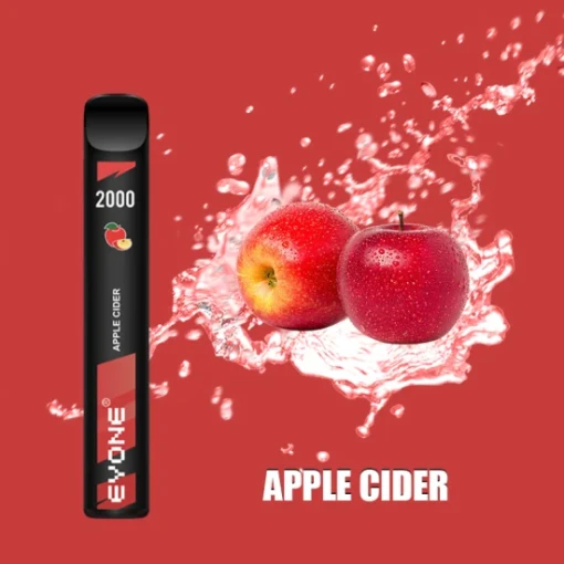 Convenient eyone disposable 2000 puff - apple cider - ready-to-use disposable vape device in egypt