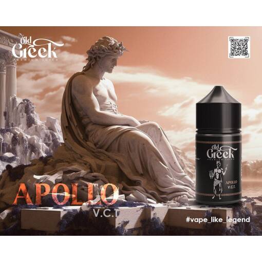 Premium Old Greek - Apollo [VCT] - MTL - 30ML - منتج تبخير عالي الجودة متوفر في مصر