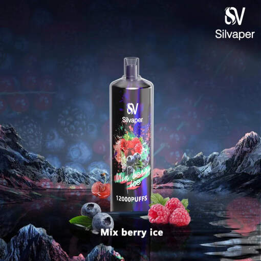 Silvaper dl disposable 12000  - mix berry ice - ( rechargeable ) 3 mg