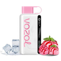 Vozol Star 12000 PUFF Disposable - Strawberry Ice Cream - ( RECHARGEABLE )